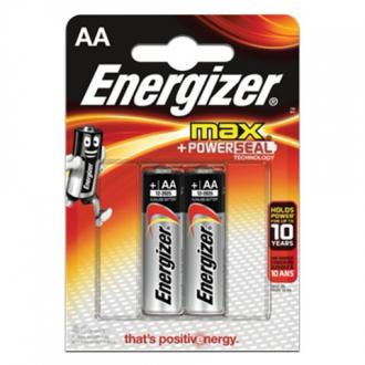 ENERGIZER Батарейки MAX AA LR6 комплект 2 шт., АЛКАЛИНОВЫЕ 1,5В LR6/E91 AA FSB2 451793 - Интернет-магазин бытовой техники, вентиляции, гигиенического оборудования Энерготехника, Екатеринбург
