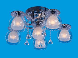 ЭкономСвет.Люстра модерн 5007 / 6CR WT LED - Интернет-магазин бытовой техники, вентиляции, гигиенического оборудования Энерготехника, Екатеринбург