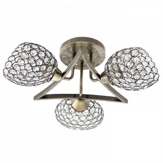 Потолочный светильник ЭкономСвет 50226/3AB BK+CL - Интернет-магазин бытовой техники, вентиляции, гигиенического оборудования Энерготехника, Екатеринбург