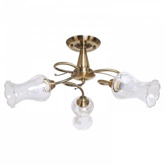 Люстра классическая ЭкономСвет 50460/3AB WT - Интернет-магазин бытовой техники, вентиляции, гигиенического оборудования Энерготехника, Екатеринбург