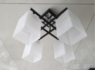 ЭкономСвет.Люстра 50611 / 4CR + BK WT - Интернет-магазин бытовой техники, вентиляции, гигиенического оборудования Энерготехника, Екатеринбург