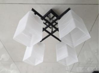 ЭкономСвет.Люстра 50611 / 4CR + BK WT - Интернет-магазин бытовой техники, вентиляции, гигиенического оборудования Энерготехника, Екатеринбург