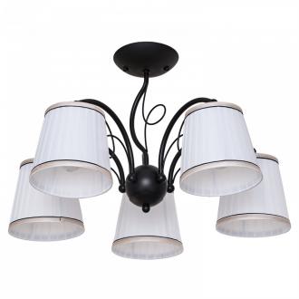Люстра классическая ЭкономСвет 50712/5BK WT - Интернет-магазин бытовой техники, вентиляции, гигиенического оборудования Энерготехника, Екатеринбург