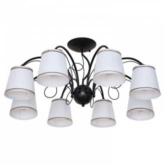 Люстра классическая ЭкономСвет 50712/8BK WT - Интернет-магазин бытовой техники, вентиляции, гигиенического оборудования Энерготехника, Екатеринбург