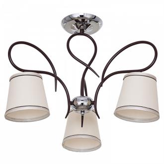 Люстра классическая ЭкономСвет 50725/3CR+BR BEG - Интернет-магазин бытовой техники, вентиляции, гигиенического оборудования Энерготехника, Екатеринбург