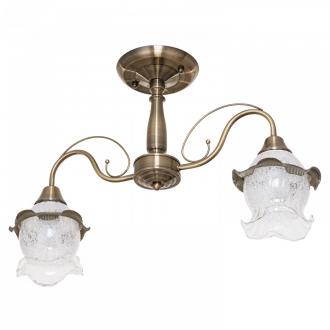 Люстра классическая ЭкономСвет 50804/2AB WT - Интернет-магазин бытовой техники, вентиляции, гигиенического оборудования Энерготехника, Екатеринбург