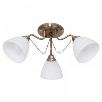 Люстра классическая ЭкономСвет 50830/3AB WT - Интернет-магазин бытовой техники, вентиляции, гигиенического оборудования Энерготехника, Екатеринбург