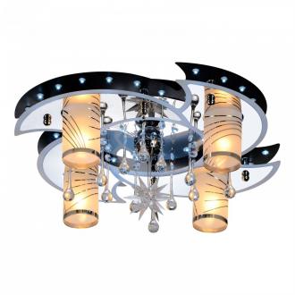 Потолочный светильник ЭкономСвет 5235/4+1BK+CR WT RC WTLED - Интернет-магазин бытовой техники, вентиляции, гигиенического оборудования Энерготехника, Екатеринбург