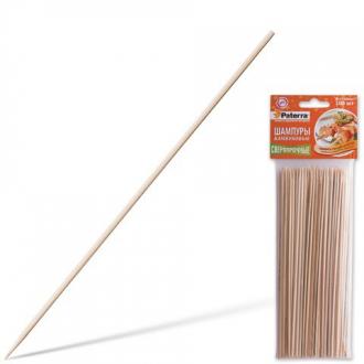 PATERRA Шампуры для шашлыка КОМПЛЕКТ 100шт 200мм d=3мм бамбуковые 401697 - Интернет-магазин бытовой техники, вентиляции, гигиенического оборудования Энерготехника, Екатеринбург