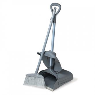 ЛАЙМА Совок для мусора PROFESSIONAL закрывающийся, + щетка, на рукоятках 94см 601508 - Интернет-магазин бытовой техники, вентиляции, гигиенического оборудования Энерготехника, Екатеринбург