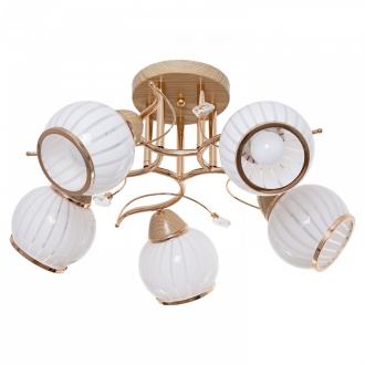 Потолочный светильник ЭкономСвет 6024M/5GD+BEG WT - Интернет-магазин бытовой техники, вентиляции, гигиенического оборудования Энерготехника, Екатеринбург