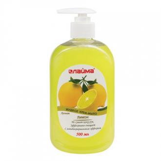 ЛАЙМА Мыло-крем жидкое 500мл "Лимон" с антибактериальным эффектом дозатор - Интернет-магазин бытовой техники, вентиляции, гигиенического оборудования Энерготехника, Екатеринбург