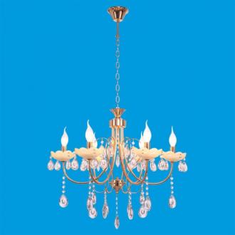 ЭкономСвет.Люстра потолочная классика с хрусталем 6047 / 6FGD + BEG WT - Интернет-магазин бытовой техники, вентиляции, гигиенического оборудования Энерготехника, Екатеринбург