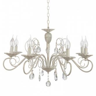 Люстра классическая с хрусталем ЭкономСвет 6108/8WT WT - Интернет-магазин бытовой техники, вентиляции, гигиенического оборудования Энерготехника, Екатеринбург
