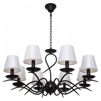 Люстра классическая ЭкономСвет 6244/8BK WT - Интернет-магазин бытовой техники, вентиляции, гигиенического оборудования Энерготехника, Екатеринбург