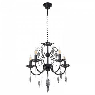 Люстра классическая ЭкономСвет 6327/5BK+SV - Интернет-магазин бытовой техники, вентиляции, гигиенического оборудования Энерготехника, Екатеринбург