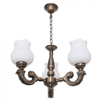 Люстра классическая ЭкономСвет 6708D/3AB WT - Интернет-магазин бытовой техники, вентиляции, гигиенического оборудования Энерготехника, Екатеринбург
