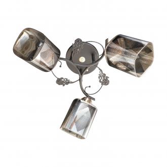 Потолочный светильник ЭкономСвет 10101/3BK AMB+BK - Интернет-магазин бытовой техники, вентиляции, гигиенического оборудования Энерготехника, Екатеринбург