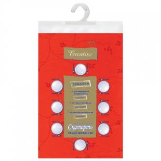 ASTER Скатерть бумажная ламинированная "Creative", 120х200, красная, эффект шелка, Бельгия, 79149 - Интернет-магазин бытовой техники, вентиляции, гигиенического оборудования Энерготехника, Екатеринбург