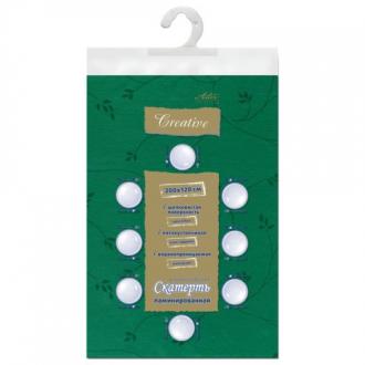 ASTER Скатерть бумажная ламинированная "Creative", 120х200, зеленая, эффект шелка, Бельгия, 79163 - Интернет-магазин бытовой техники, вентиляции, гигиенического оборудования Энерготехника, Екатеринбург