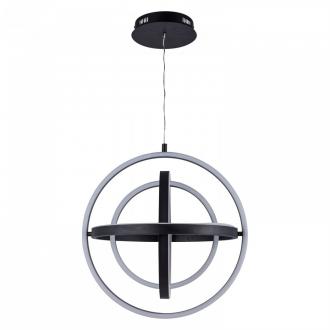 Gerhort Подвесная светодиодная люстра G61243/4BK BK+WT - Интернет-магазин бытовой техники, вентиляции, гигиенического оборудования Энерготехника, Екатеринбург