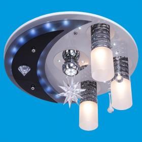 ЭкономСвет.Светильник 8054 / 3 + 1WT + CR RC WTLED - Интернет-магазин бытовой техники, вентиляции, гигиенического оборудования Энерготехника, Екатеринбург