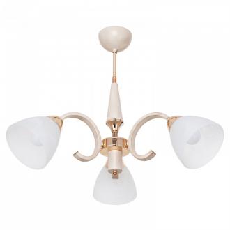 Люстра классическая ЭкономСвет 8656/3GD+BEG WT - Интернет-магазин бытовой техники, вентиляции, гигиенического оборудования Энерготехника, Екатеринбург