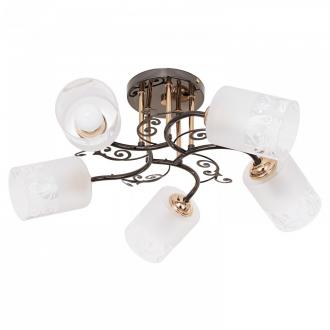 Люстра классическая ЭкономСвет 91002/5ZZH+GFD WT - Интернет-магазин бытовой техники, вентиляции, гигиенического оборудования Энерготехника, Екатеринбург