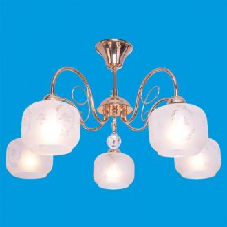 ЭкономСвет.Люстра модерн 91016 / 5FGD WT - Интернет-магазин бытовой техники, вентиляции, гигиенического оборудования Энерготехника, Екатеринбург