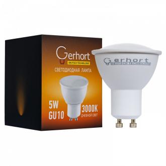 Лампа светодиодная 5W GERHORT GU10 LED 3000K GU10 - Интернет-магазин бытовой техники, вентиляции, гигиенического оборудования Энерготехника, Екатеринбург
