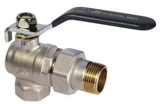 Кран со сгоном угл. Ду015 руч. Aqualink 1/120/12 - Интернет-магазин бытовой техники, вентиляции, гигиенического оборудования Энерготехника, Екатеринбург