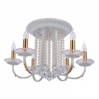 BenCrezo.Люстра потолочная классика с хрусталем B11062 / 6WT + GD - Интернет-магазин бытовой техники, вентиляции, гигиенического оборудования Энерготехника, Екатеринбург