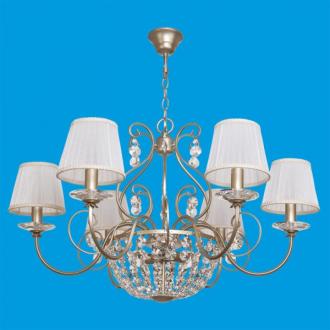 BenCrezo.Люстра потолочная классика с хрусталем B11197 / 6 + 3CR + BR WT - Интернет-магазин бытовой техники, вентиляции, гигиенического оборудования Энерготехника, Екатеринбург