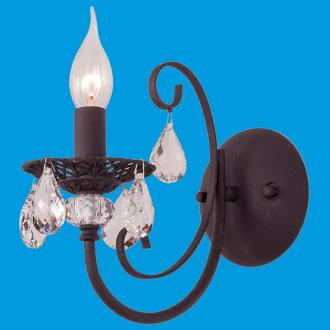 BenCrezo.Бра настенная классика с хрусталем B21026 / 1wBK - Интернет-магазин бытовой техники, вентиляции, гигиенического оборудования Энерготехника, Екатеринбург