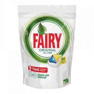FAIRY Средство для мытья посуды в посудомоечных машинах 60шт "All in 1"\"Лимон" капсулы - Интернет-магазин бытовой техники, вентиляции, гигиенического оборудования Энерготехника, Екатеринбург