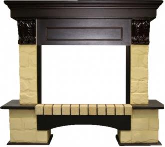 Портал Forte 25S камень бежевый, шпон темный дуб - Интернет-магазин бытовой техники, вентиляции, гигиенического оборудования Энерготехника, Екатеринбург