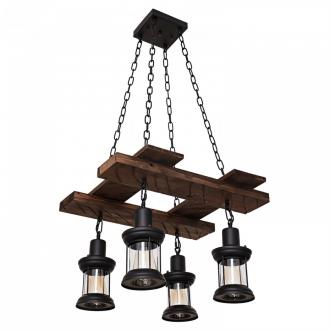 Gerhort. Светильник кованый G71110/4BK+WD BK+CL - Интернет-магазин бытовой техники, вентиляции, гигиенического оборудования Энерготехника, Екатеринбург