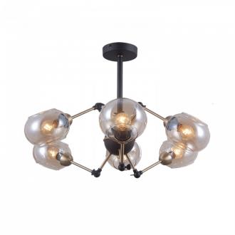 Gerhort.Люстра модерн G71147/6MBK+AB AMB - Интернет-магазин бытовой техники, вентиляции, гигиенического оборудования Энерготехника, Екатеринбург
