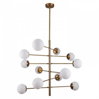 Gerhort Потолочная люстра G91036/12BRS BRS+WT - Интернет-магазин бытовой техники, вентиляции, гигиенического оборудования Энерготехника, Екатеринбург