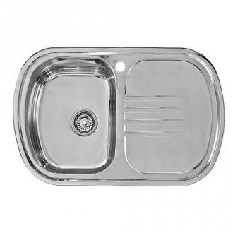 Мойка I-TECH квадратная с сушилкой справа 770х490х180х0,8 мат + комплект сливной арматуры /10 - Интернет-магазин бытовой техники, вентиляции, гигиенического оборудования Энерготехника, Екатеринбург