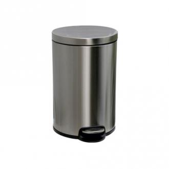 Merida Корзина с педалью SILENT металлическая матовая (12 л.) KIM414 - Интернет-магазин бытовой техники, вентиляции, гигиенического оборудования Энерготехника, Екатеринбург