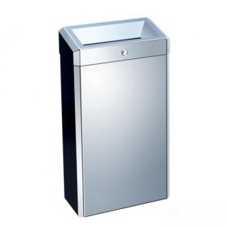 Merida Корзина для мусора с конусным отверстием металлическая (полированная) 27 л. KSP101 - Интернет-магазин бытовой техники, вентиляции, гигиенического оборудования Энерготехника, Екатеринбург