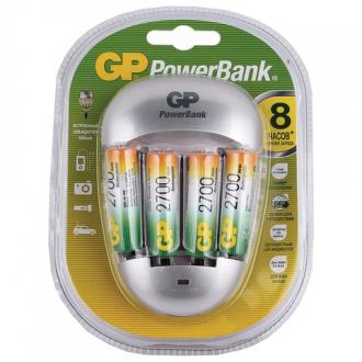 GPЗарядное устройство PB27, для 4-х аккумуляторов AA или ААА, комплект (4 шт., АА, Ni-Mh, 2700 mAh) - Интернет-магазин бытовой техники, вентиляции, гигиенического оборудования Энерготехника, Екатеринбург