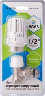 Комплект радиаторный угловой MVI 1/2 (термоголовка и клапан термостатический) 1/16 - Интернет-магазин бытовой техники, вентиляции, гигиенического оборудования Энерготехника, Екатеринбург