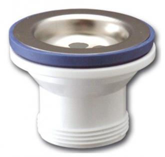 Выпуск "Элит" с нержавеющей чашкой Ф70 мм (1 1/2") 1/30 - Интернет-магазин бытовой техники, вентиляции, гигиенического оборудования Энерготехника, Екатеринбург