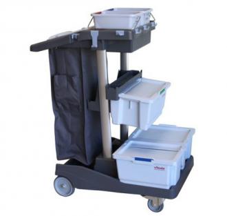 Vileda Волео Про комплексная тележка СВЕП, 3 контейнера голубой - Интернет-магазин бытовой техники, вентиляции, гигиенического оборудования Энерготехника, Екатеринбург