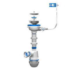 Сифон Ани Грот 3 1/2"*40 с жестким переливом мойки (А0145) 1/10 - Интернет-магазин бытовой техники, вентиляции, гигиенического оборудования Энерготехника, Екатеринбург