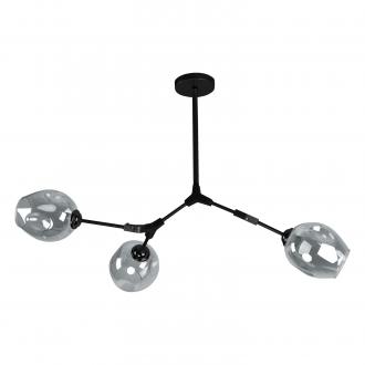 Потолочный светильник 10038/3BK GR ЭкономСвет - Интернет-магазин бытовой техники, вентиляции, гигиенического оборудования Энерготехника, Екатеринбург