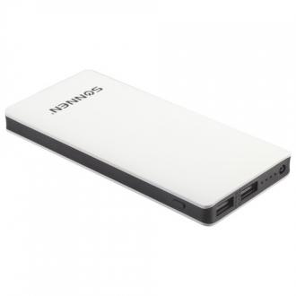 Аккумулятор внешний SONNEN POWERBANK V3802S, 8000mAh, 2 USB, литий-полимерный, бело-черный - Интернет-магазин бытовой техники, вентиляции, гигиенического оборудования Энерготехника, Екатеринбург