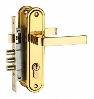 БУЛАТ.Замок врезной БУЛАТ 3В 4-3.60.15.05 Ретта золото - Интернет-магазин бытовой техники, вентиляции, гигиенического оборудования Энерготехника, Екатеринбург